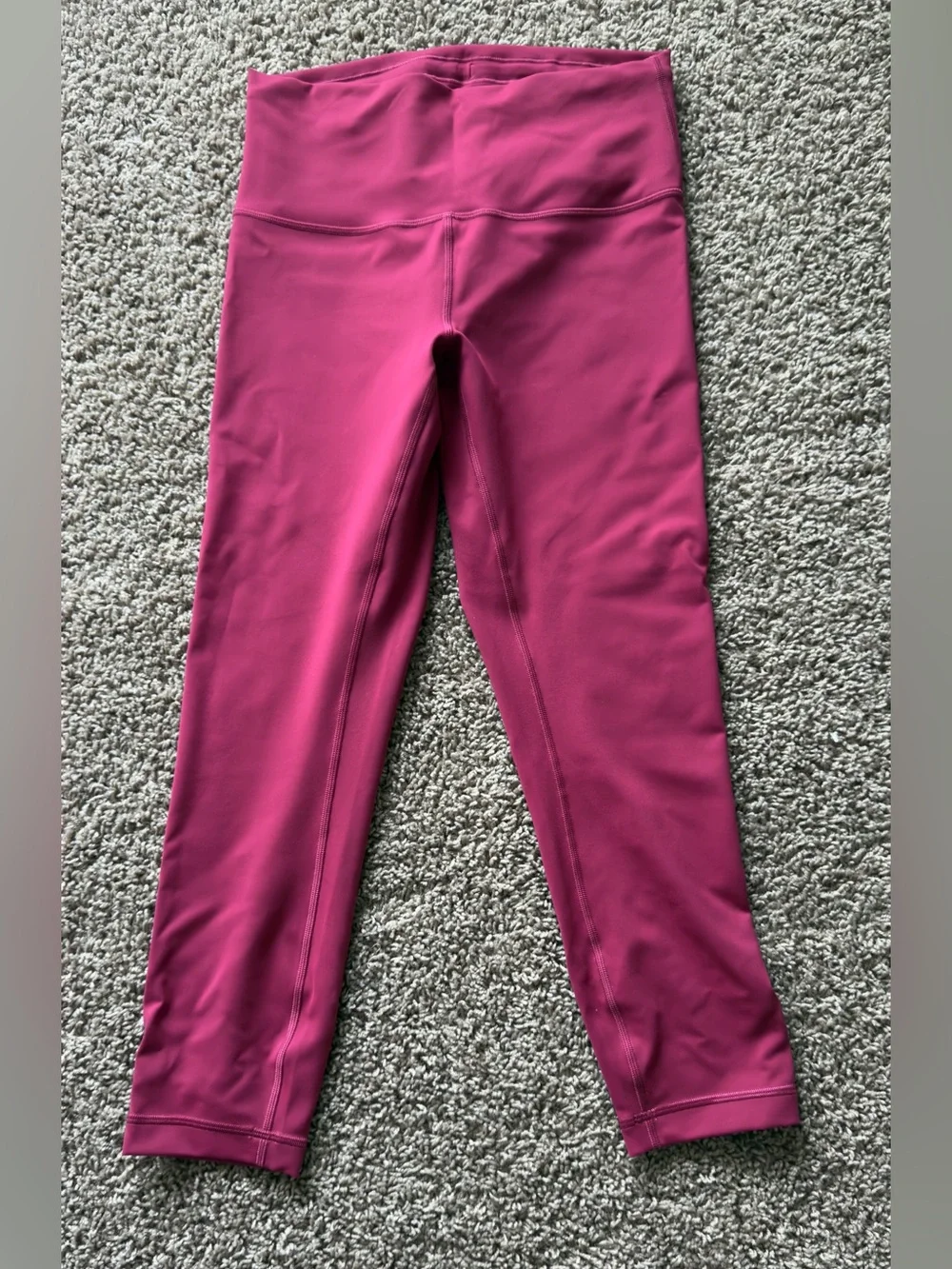 Lululemon Wunder Under High-Rise Crop 23” Magenta Smoke